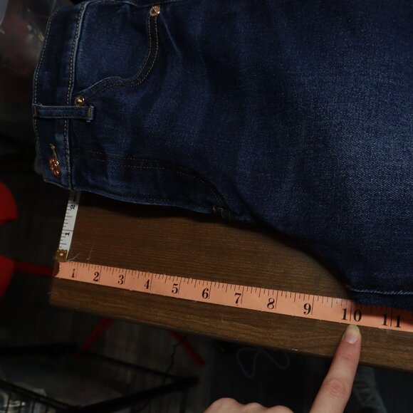 Express Straight Ankle High Rise Jeans Womens 2R Blue Elevated Basic Capsule - Picture 11 of 16